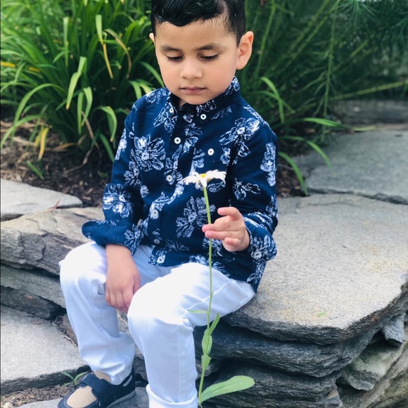 Janie and Jack Other - Janie and jack boys floral shirt